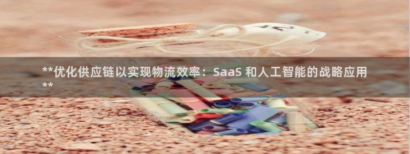 28圈犯法吗：**优化供应链以实现物
