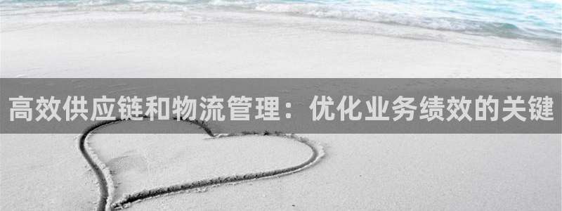 28圈注册问一问：高效供应链和物流管