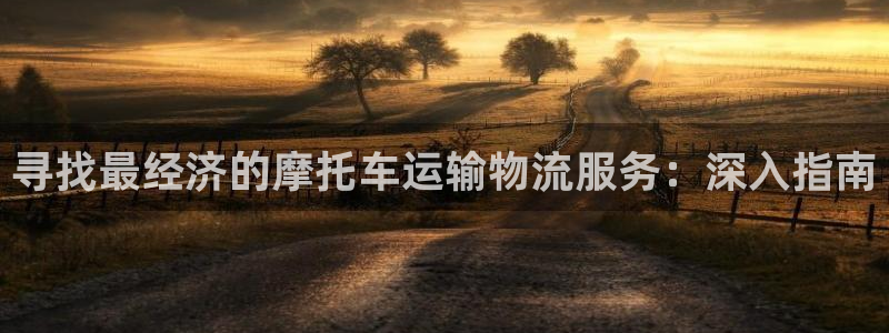 28圈昵称：寻找最经济的摩托车运输物