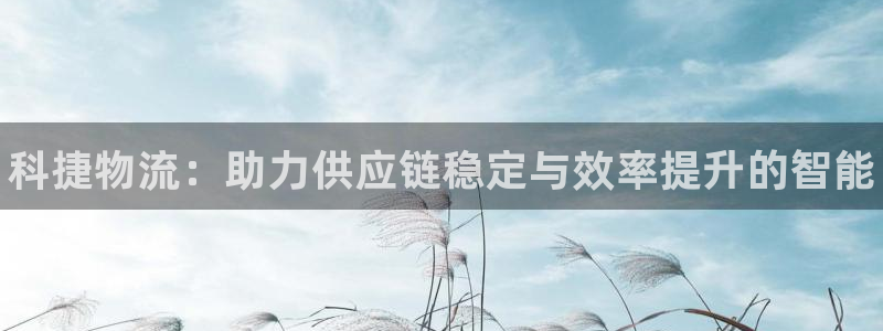 28圈是南宫旗下的吗:科捷物流:助力